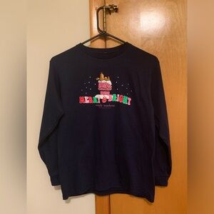 Simply Southern Navy Blue Christmas Long Sleeve Shirt